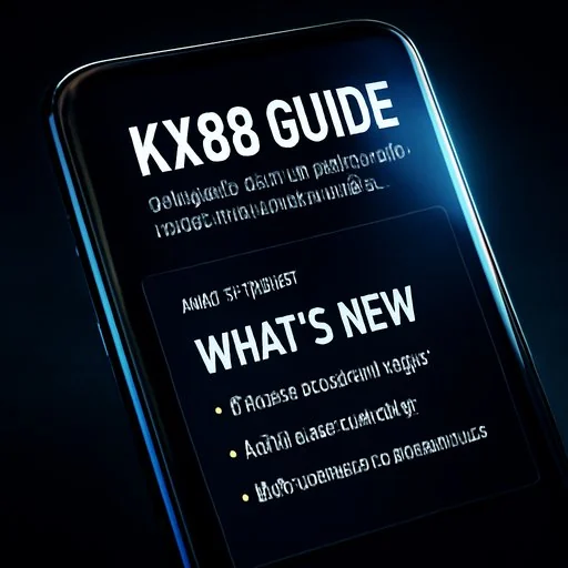 KX88 অ্যাপ আপডেট নোট স্ক্রিন